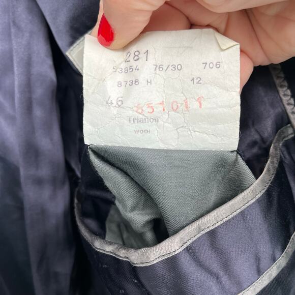 Reine Schurwolle Pure Wool Overcoat, Made in Germany, Size 46 - Picture 4 of 11